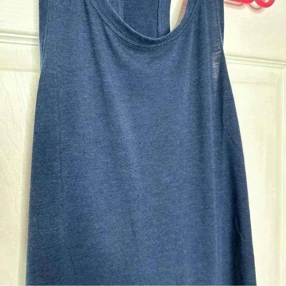 Joe Fresh Racerback Tank Top Blue Size Large - Picture 4 of 16
